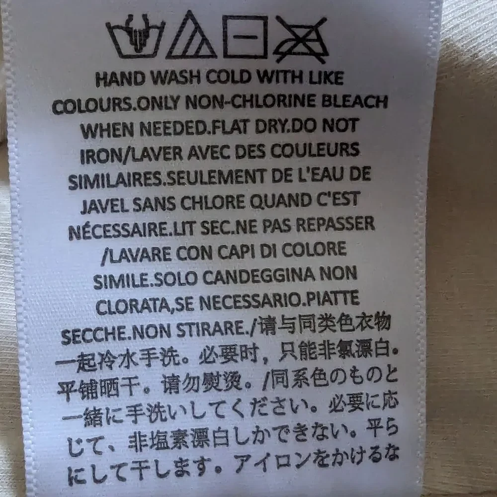 Fear of God Essentials Logo Sport Stretch Cotton Crop Tank in Eggshell Women's M - Picture 15 of 15